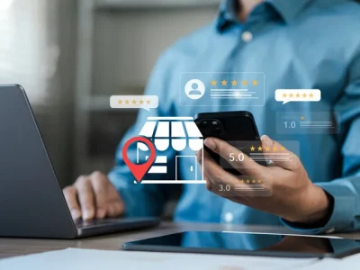 Service-area business SEO with local reviews, mobile search, and Google Business Profile visibility